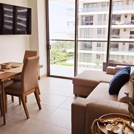 Hermoso En Cartagena-morros Eco Y Eos-vista Al Mar- Salida Directa A La Playa *