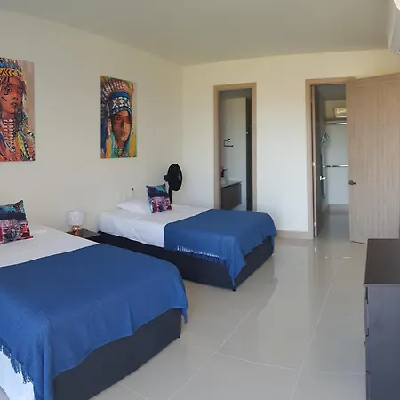 Apartamento Hermoso En Cartagena-morros Eco Y Eos-vista Al Mar- Salida Directa A La Playa