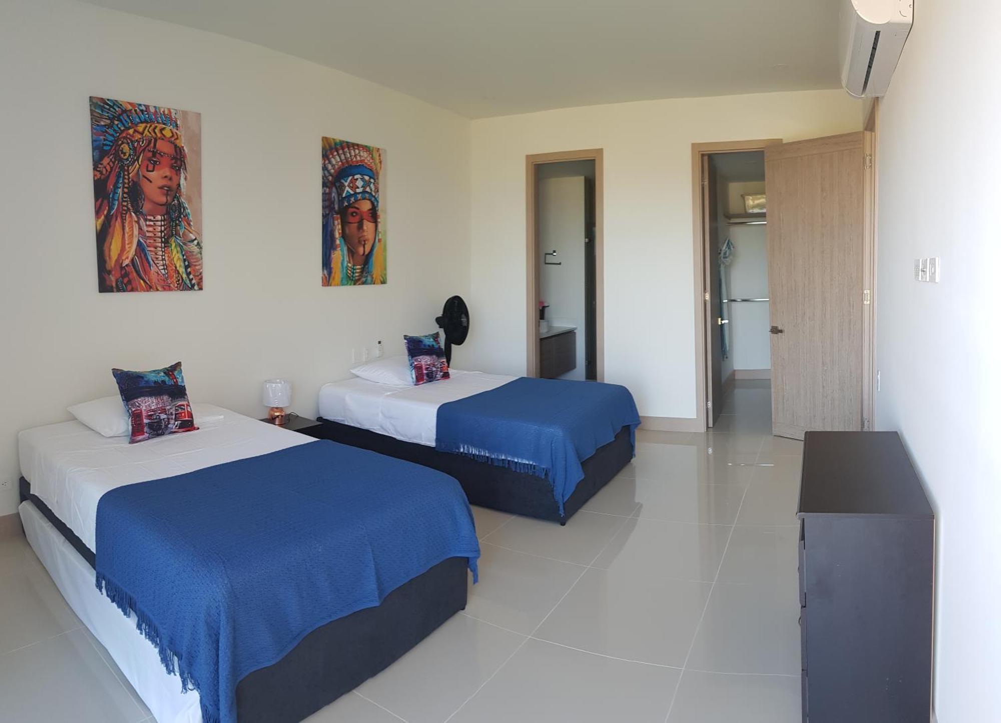 Apartamento Hermoso En Cartagena-morros Eco Y Eos-vista Al Mar- Salida Directa A La Playa
